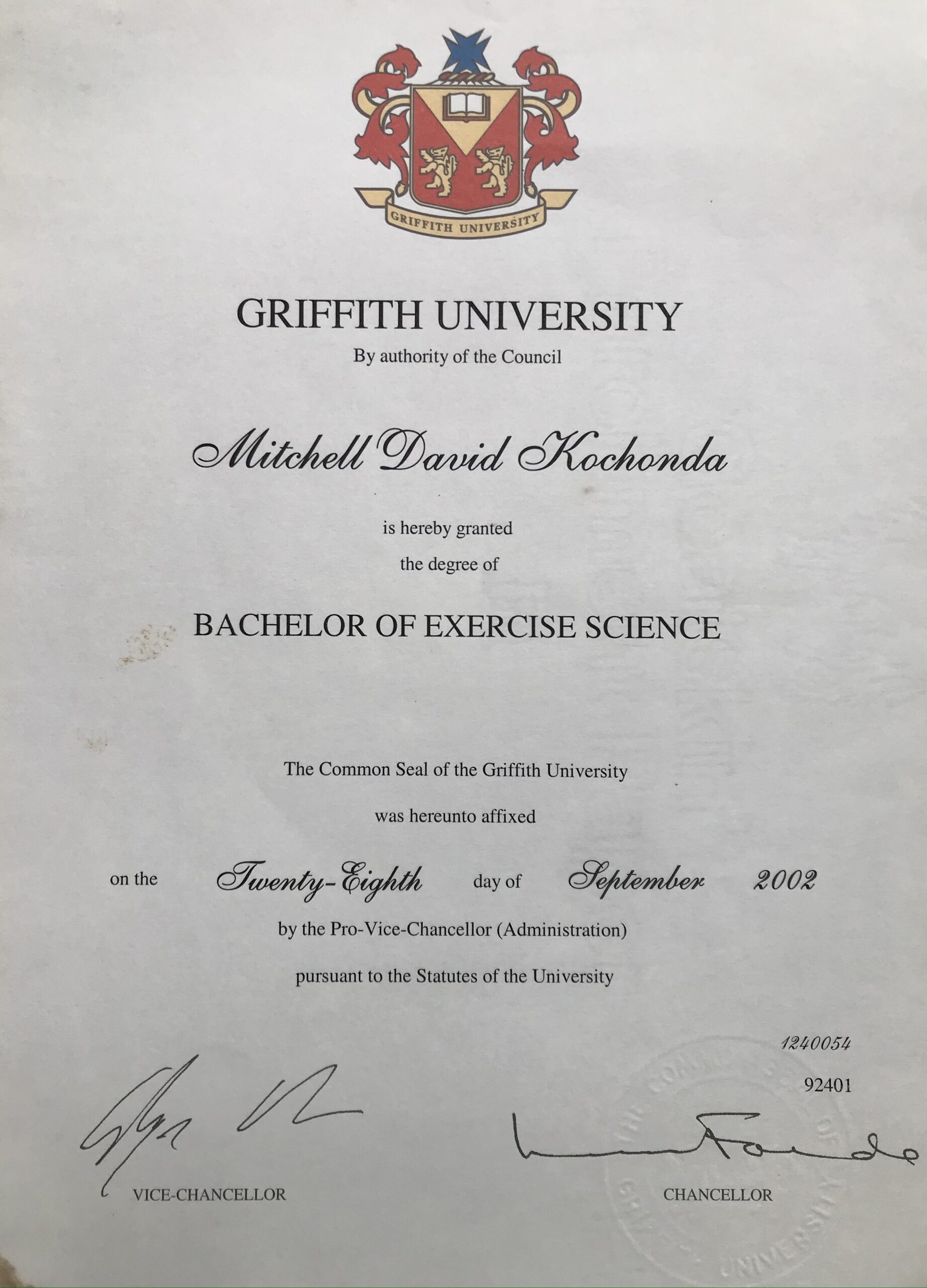 The formal education at university was helpful. The informal education I got coaching uni athletes and running the uni gym was more helpful. 