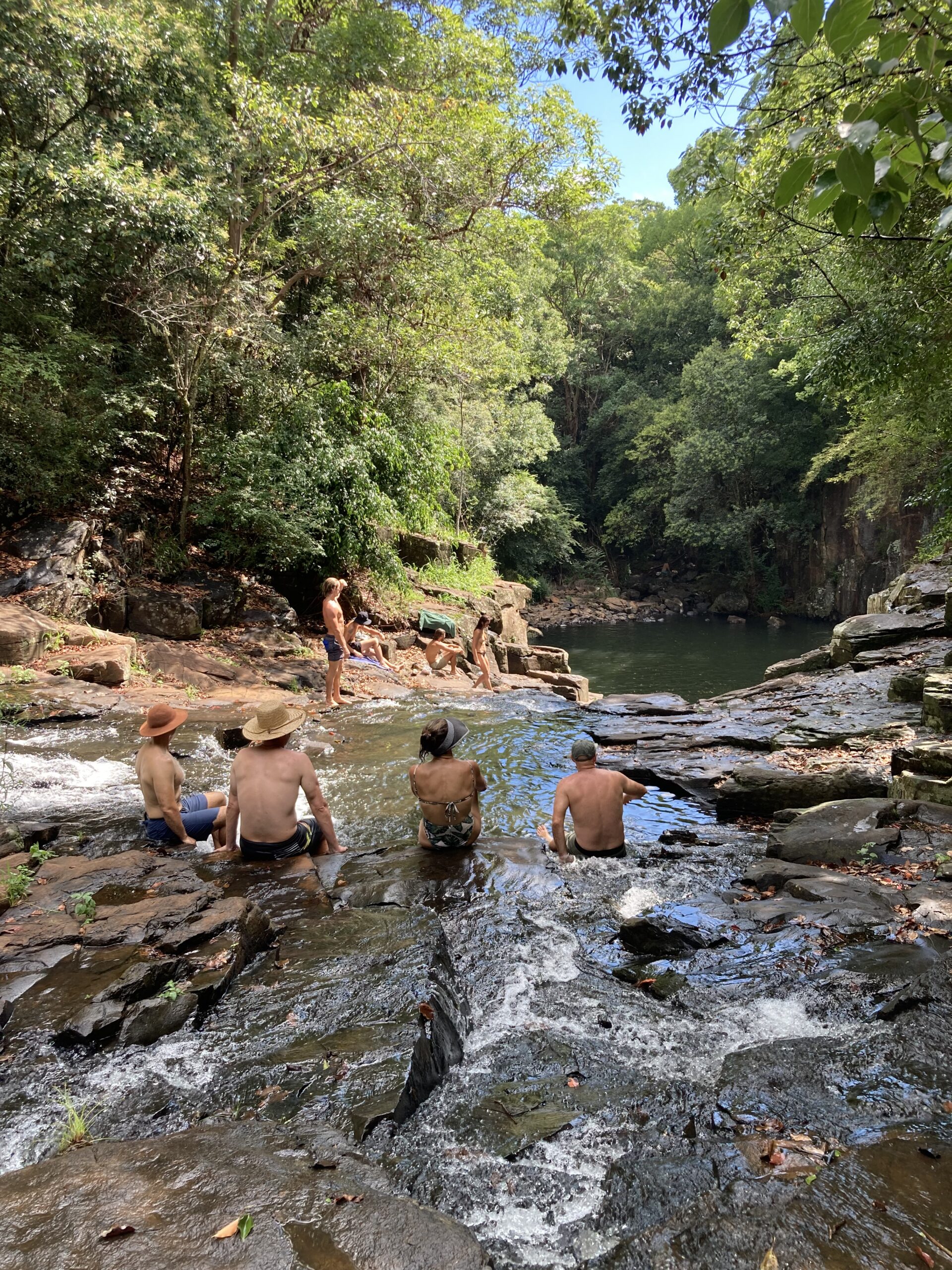 Rock pools with friends. Northern NSW. January 2023.
