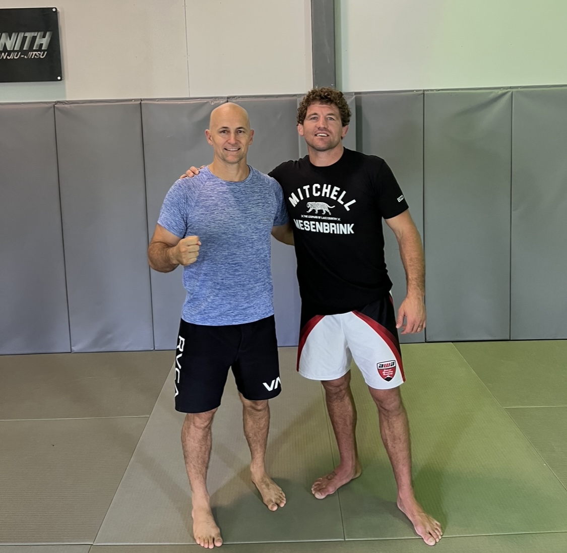 Post wrestling seminar photo with Ben Askren. Brisbane 2023.